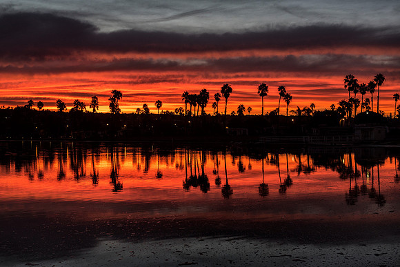 San Diego's Mission Bay sunrise