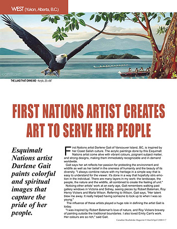 Canadian Brushstroke magazine 1/4