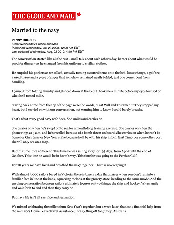 Globe and Mail  1/2