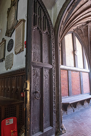 Leicester cathedral door 2