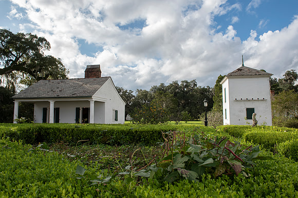 Louisiana Evergreen Plantation Pigeonnier, kitchen and domestic slave house
