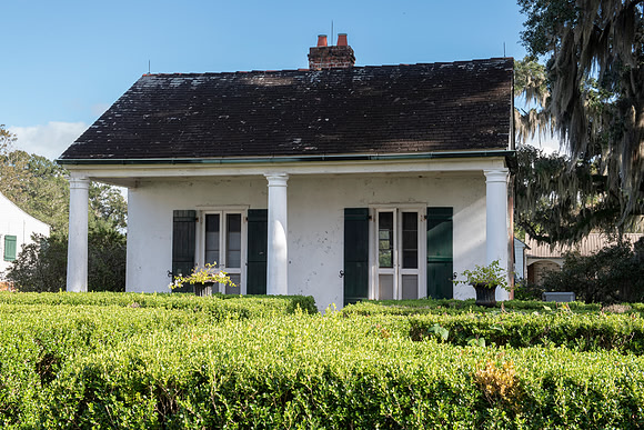 Louisiana Evergreen Plantation kitchen and domestic slave house