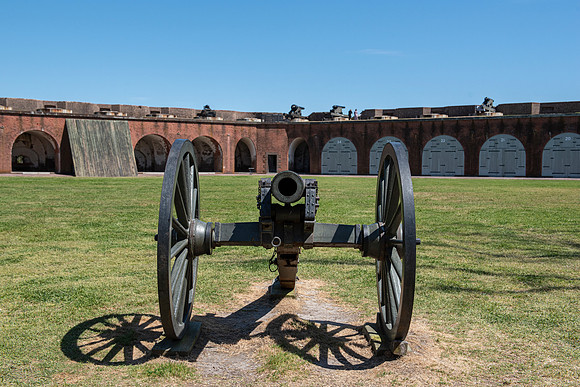 Savannah fort pulaski cannon