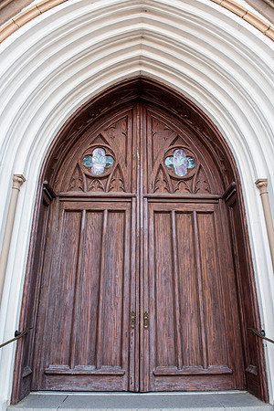 Savannah church door