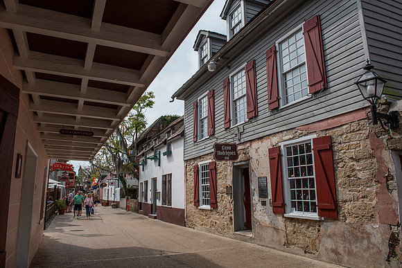 Florida St. Augustine old town street 2