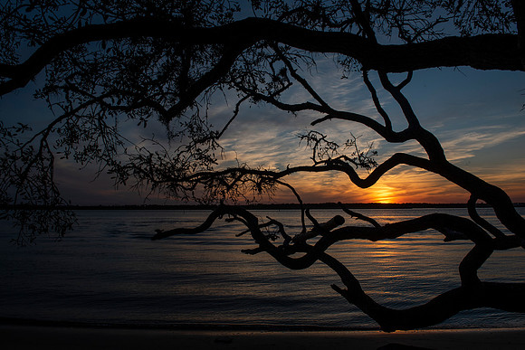 Florida St Augustine river sunset 3